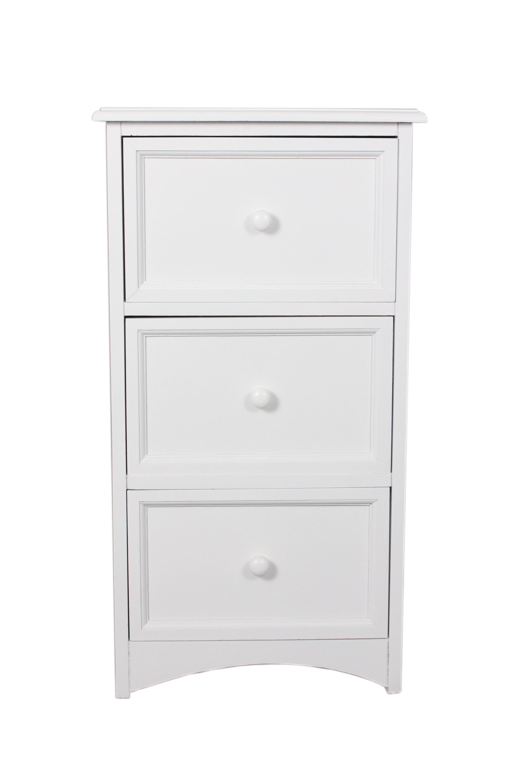 	 Maine White Storage Drawers-4070