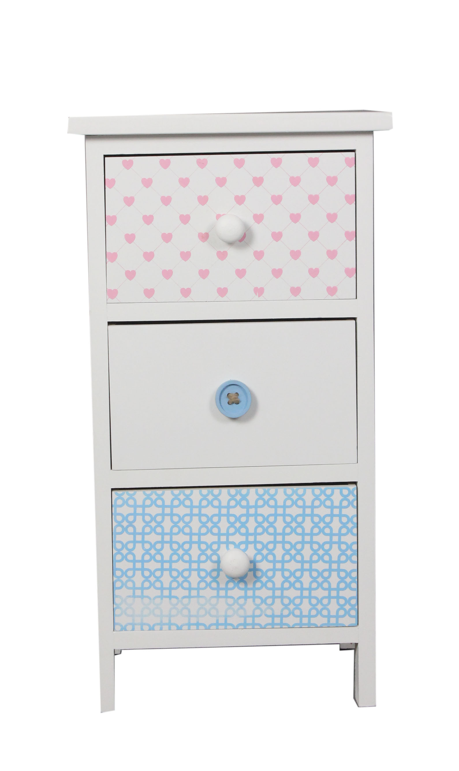 White Bedside Table,cabinet ,chest -4064