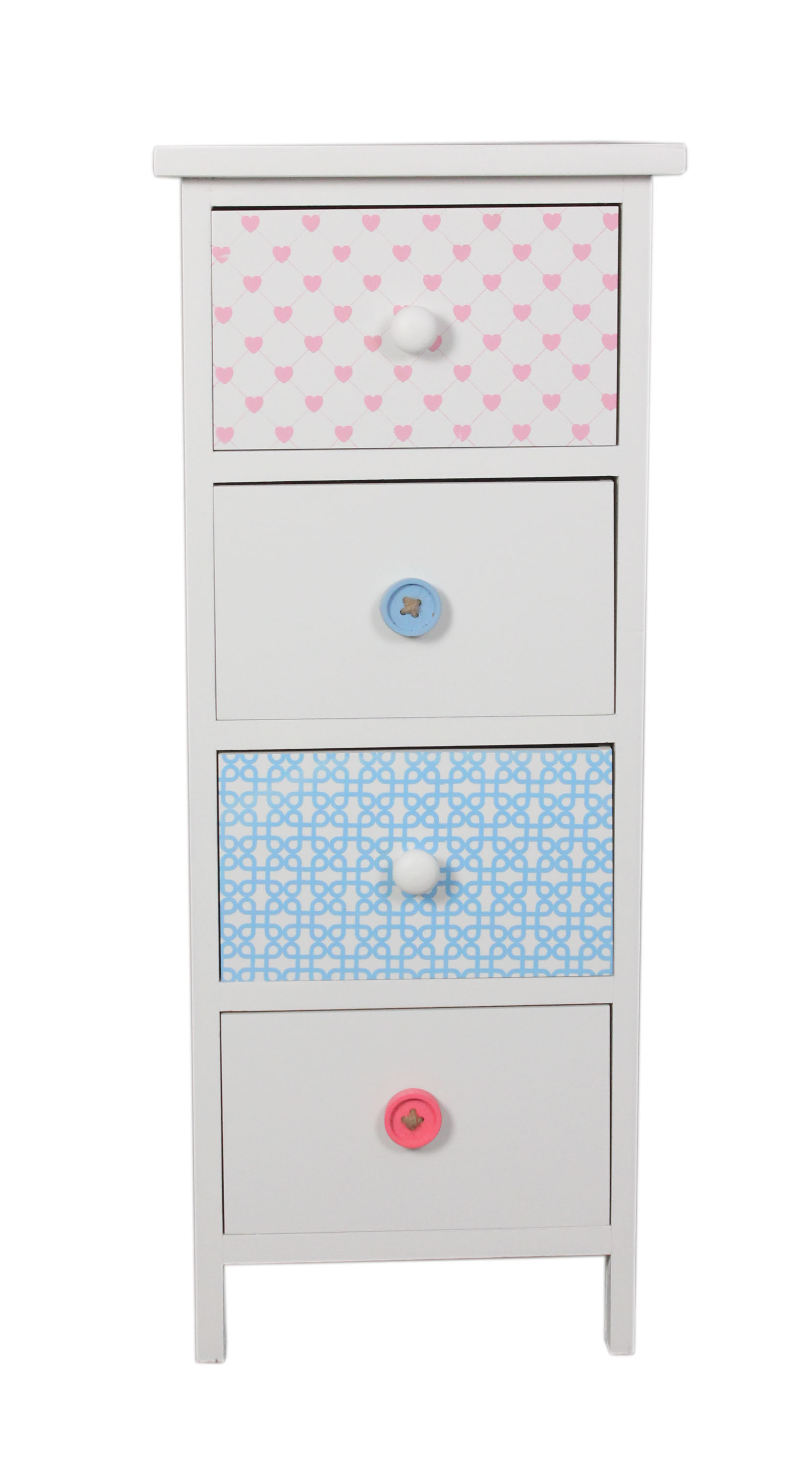 White Bedside Table,cabinet ,chest -4065