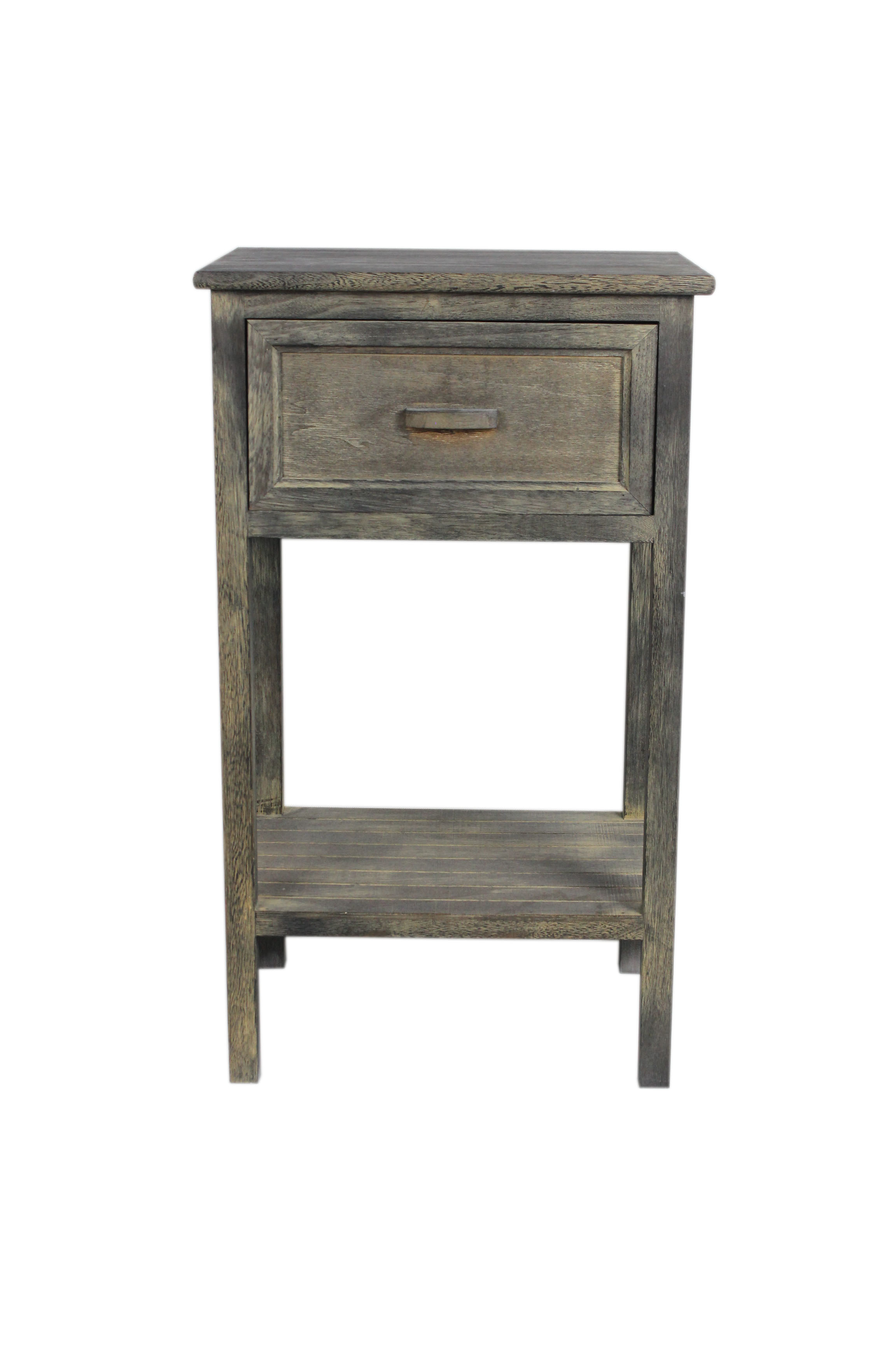 Lamp table, wooden chest -5399