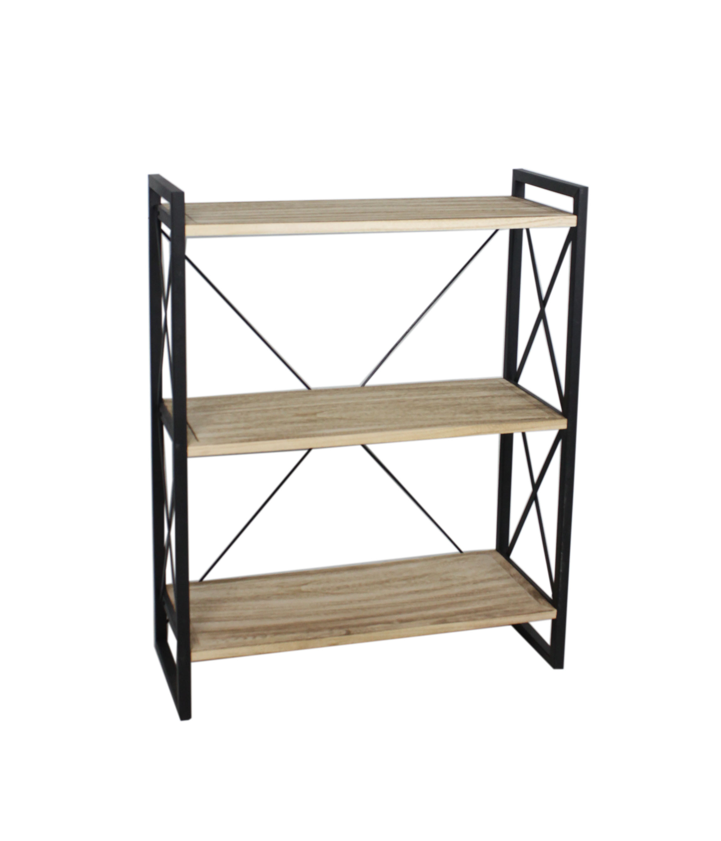 Three tier Wood shelf / book shelf-5703