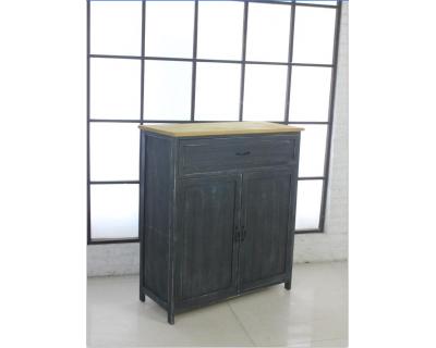 Shabby black cabinet 5138